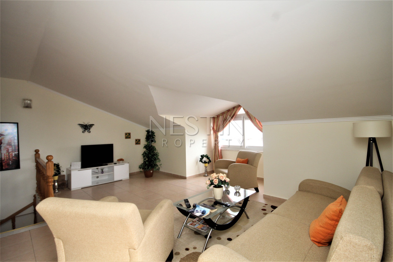 Квартира дуплекс 3+1 в районе Тосмур, в 100 м от Средиземного моря фото 19