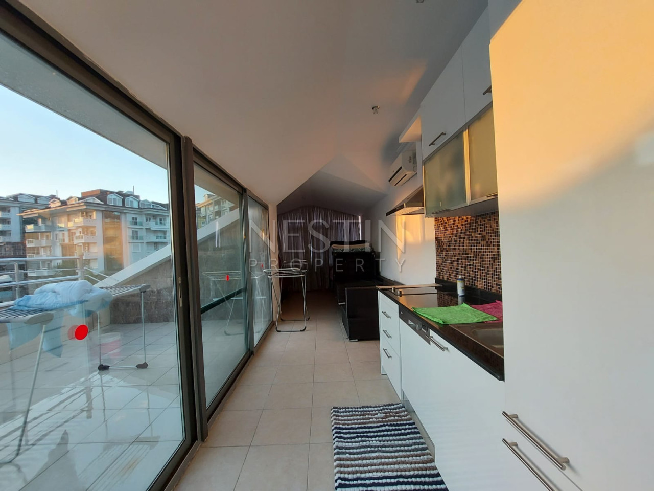 Квартира дуплекс 3+1 в районе Оба, 1,1 км от Средиземного моря фото 5