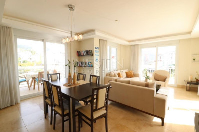 Квартира дуплекс 3+2 в районе Джикджилли с видом на горы фото 12