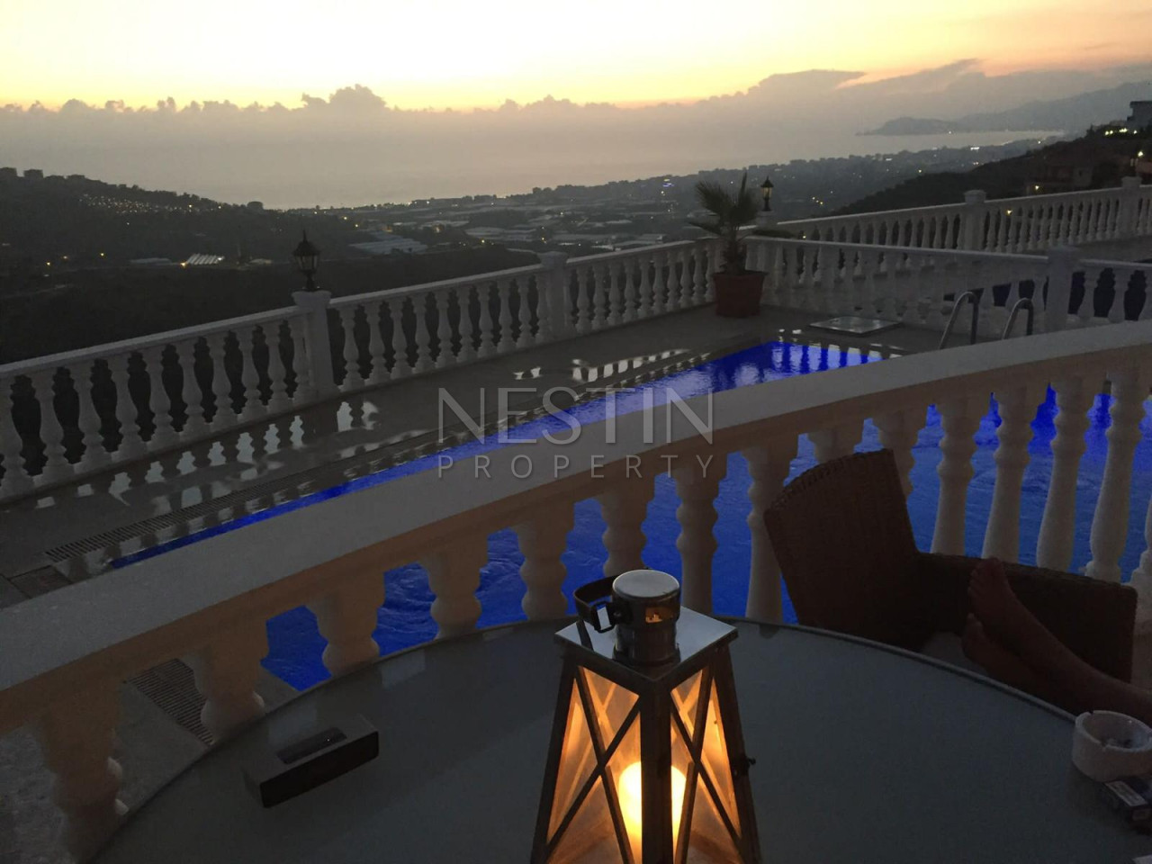 Вилла 4+1 в районе Каргыджак, в 1,5 км от Средиземного моря фото 11