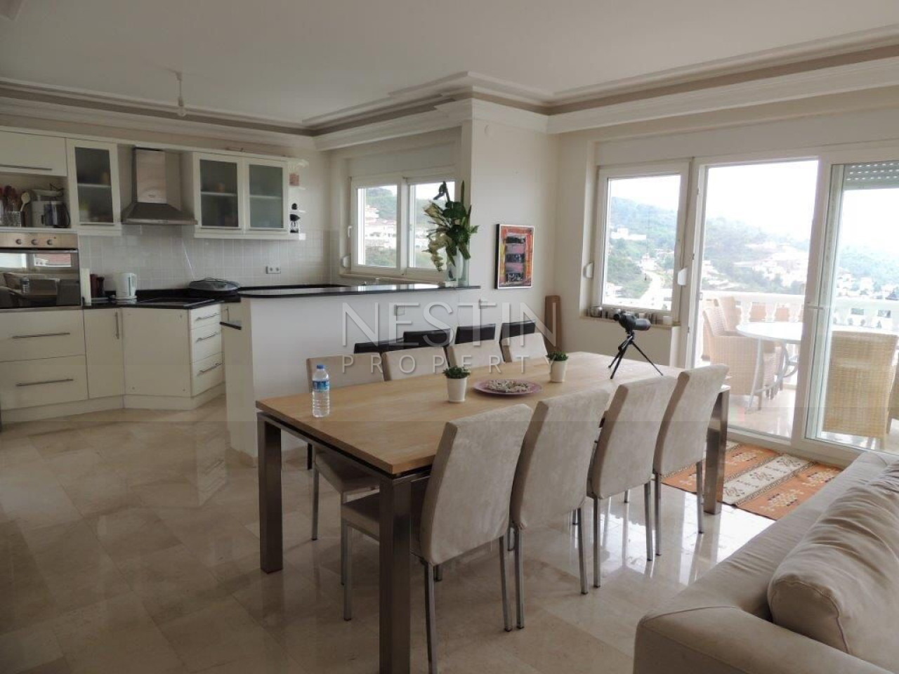 Вилла 4+1 в районе Каргыджак, в 1,5 км от Средиземного моря фото 14