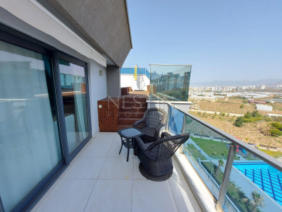 Квартира дуплекс 3+1 в районе Каргыджак, в 700 м от Средиземного моря фото 11