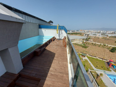 Квартира дуплекс 3+1 в районе Каргыджак, в 700 м от Средиземного моря фото 16