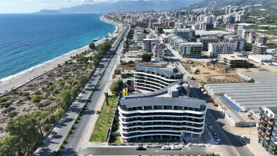 Квартира 1+1 в 50 м от Средиземного моря в районе Каргыджак фото 1
