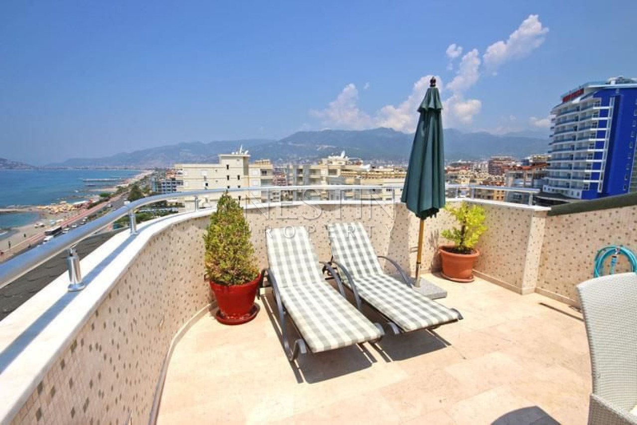 Квартира дуплекс 4+1, в районе Тосмур, в 10 м от Средиземного моря фото 4