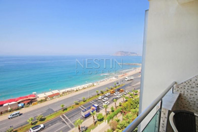 Квартира дуплекс 4+1, в районе Тосмур, в 10 м от Средиземного моря фото 9