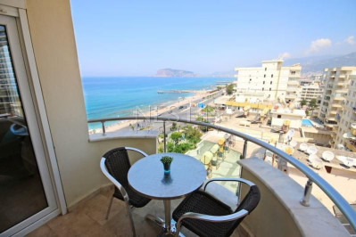 Квартира дуплекс 4+1, в районе Тосмур, в 10 м от Средиземного моря фото 17