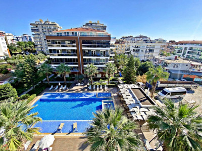 Квартира дуплекс 4+1 в районе Оба в 650 м от Средиземного моря фото 1