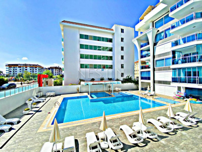 Квартира дуплекс 4+1 в районе Кестель, в 100 м от Средиземного моря фото 1