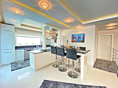 Квартира дуплекс 4+1 в районе Кестель, в 100 м от Средиземного моря фото 16