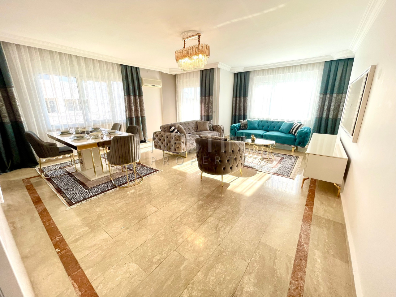 Квартира-дуплекс 3+1 в 300 м от Средиземного моря в районе Оба фото 13