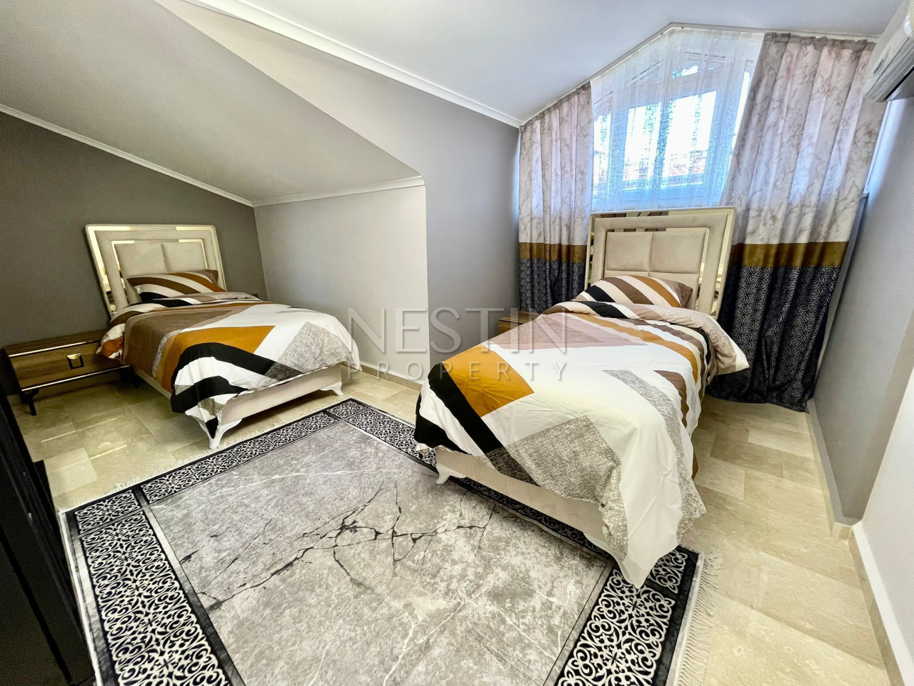 Квартира-дуплекс 3+1 в 300 м от Средиземного моря в районе Оба фото 16