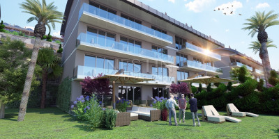Квартира 2+1 в районе Конаклы в 280 м от Средиземного моря. фото 2