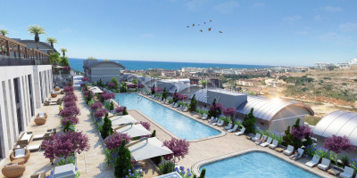 Квартира 2+1 в районе Конаклы в 280 м от Средиземного моря. фото 4