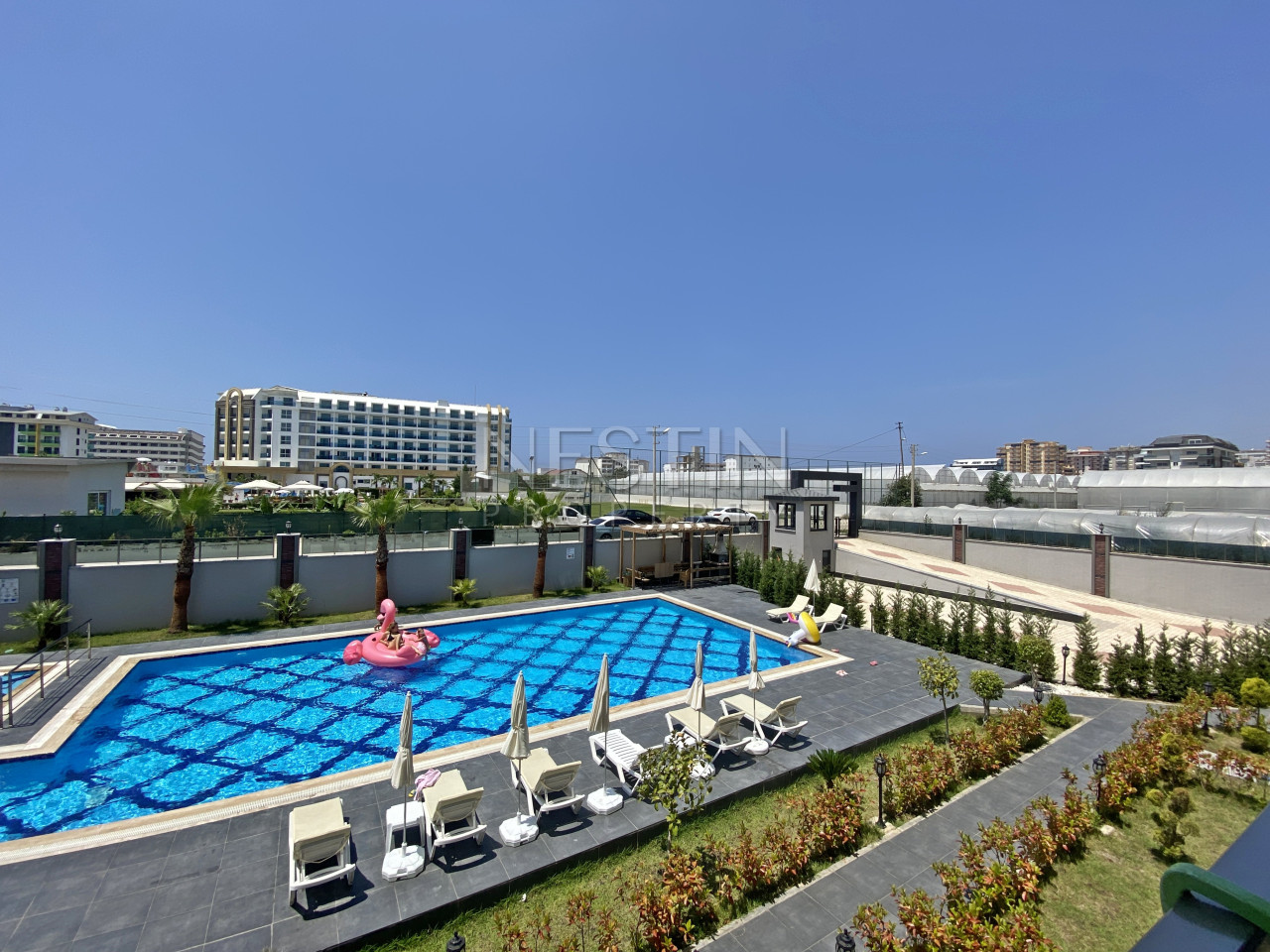 Садовый дуплекс 2+1 в районе Каргыджак в 300 м от Средиземного моря фото 1