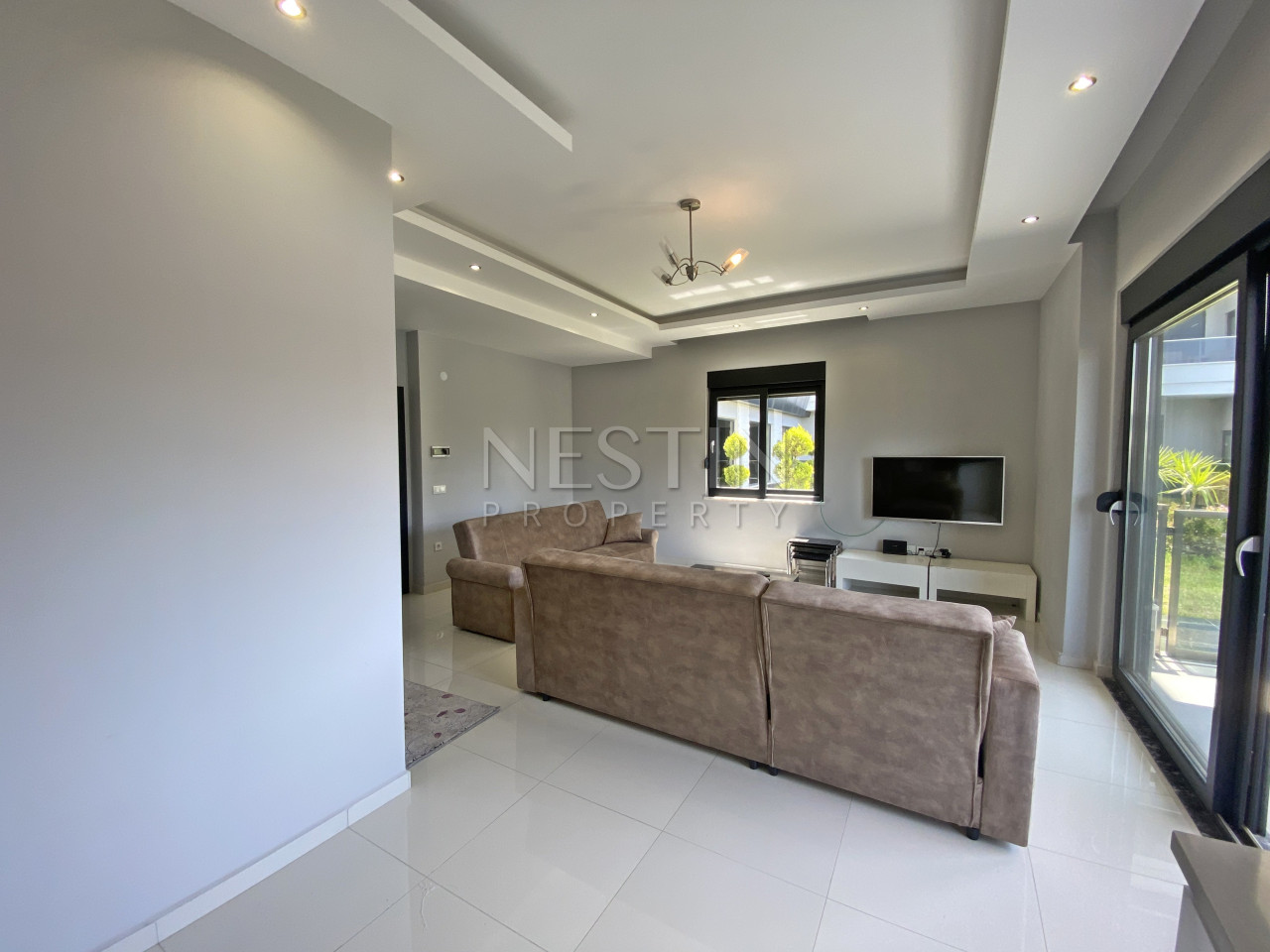 Садовый дуплекс 2+1 в районе Каргыджак в 300 м от Средиземного моря фото 7