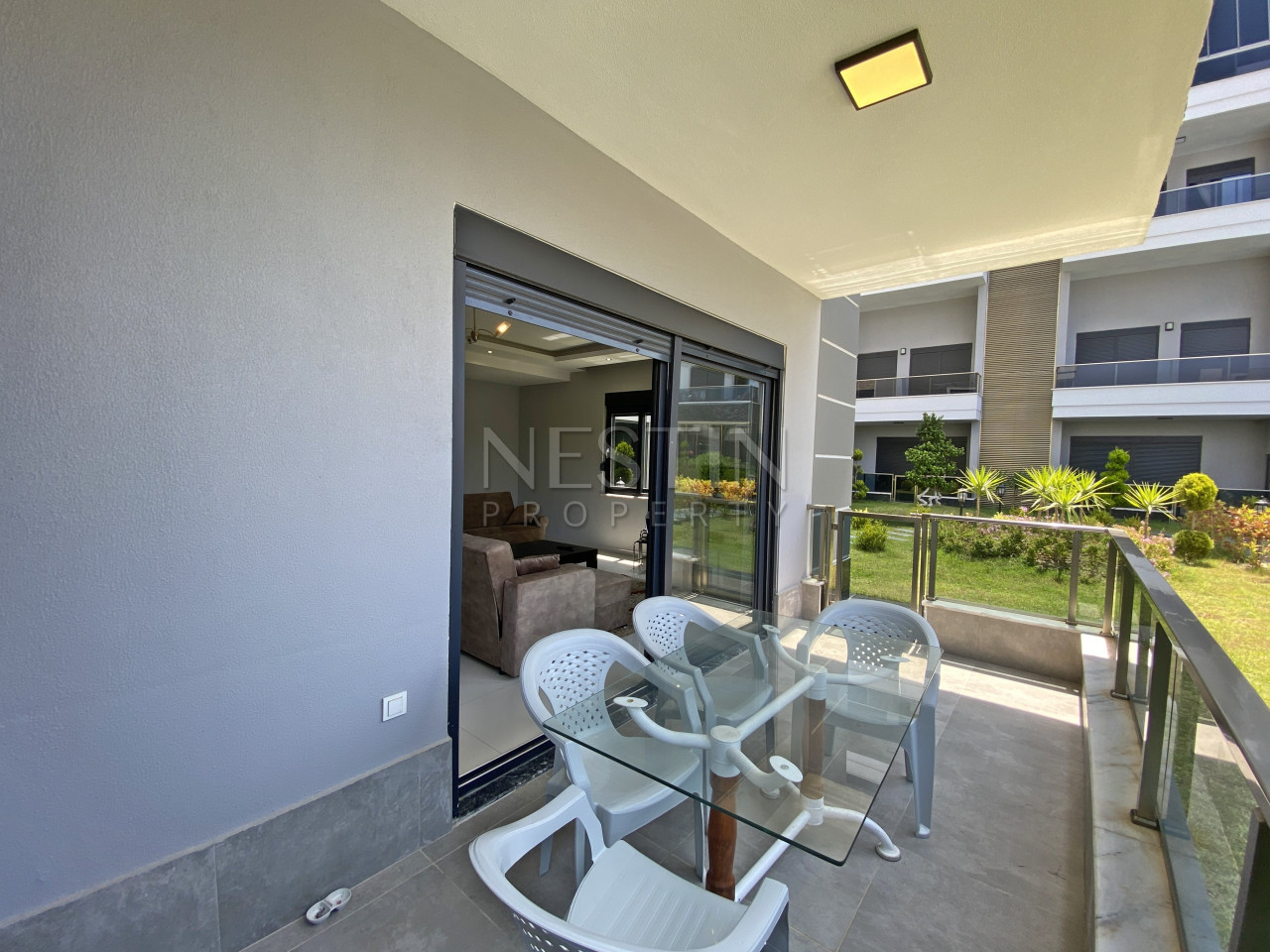 Садовый дуплекс 2+1 в районе Каргыджак в 300 м от Средиземного моря фото 17