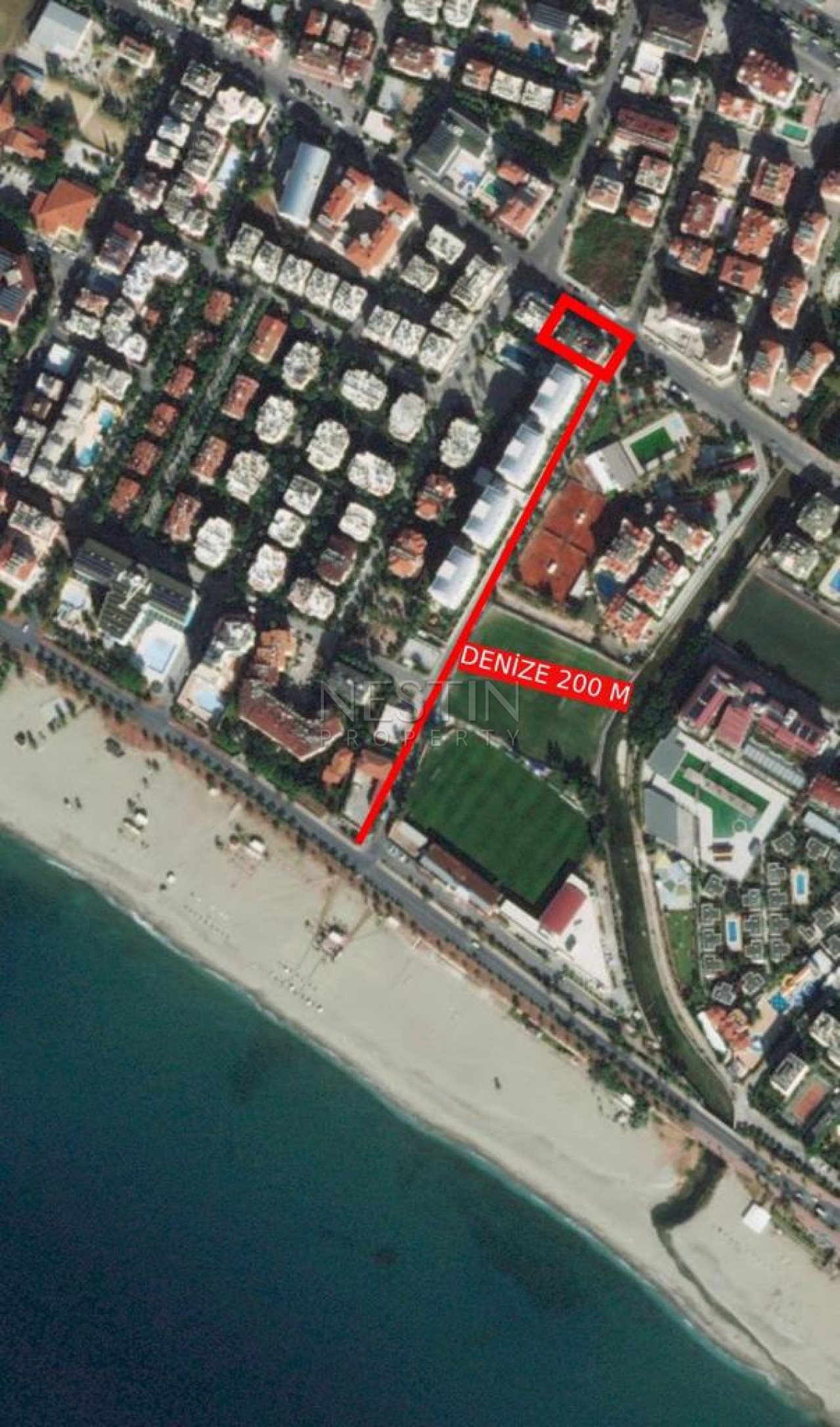 Квартира 1+1 в районе Оба в 200 м от Средиземного моря фото 12