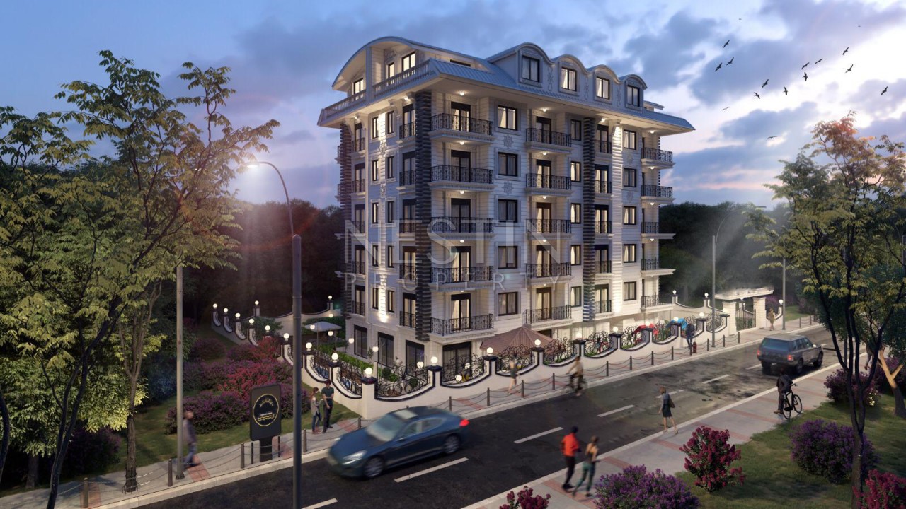 Квартиры 1+1 в почти готовом комплексе в Махмутларе по доступным ценам фото 1