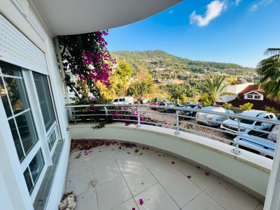 Квартира 2+1 в центре города Аланья в районе Тепе с видом горы фото 13