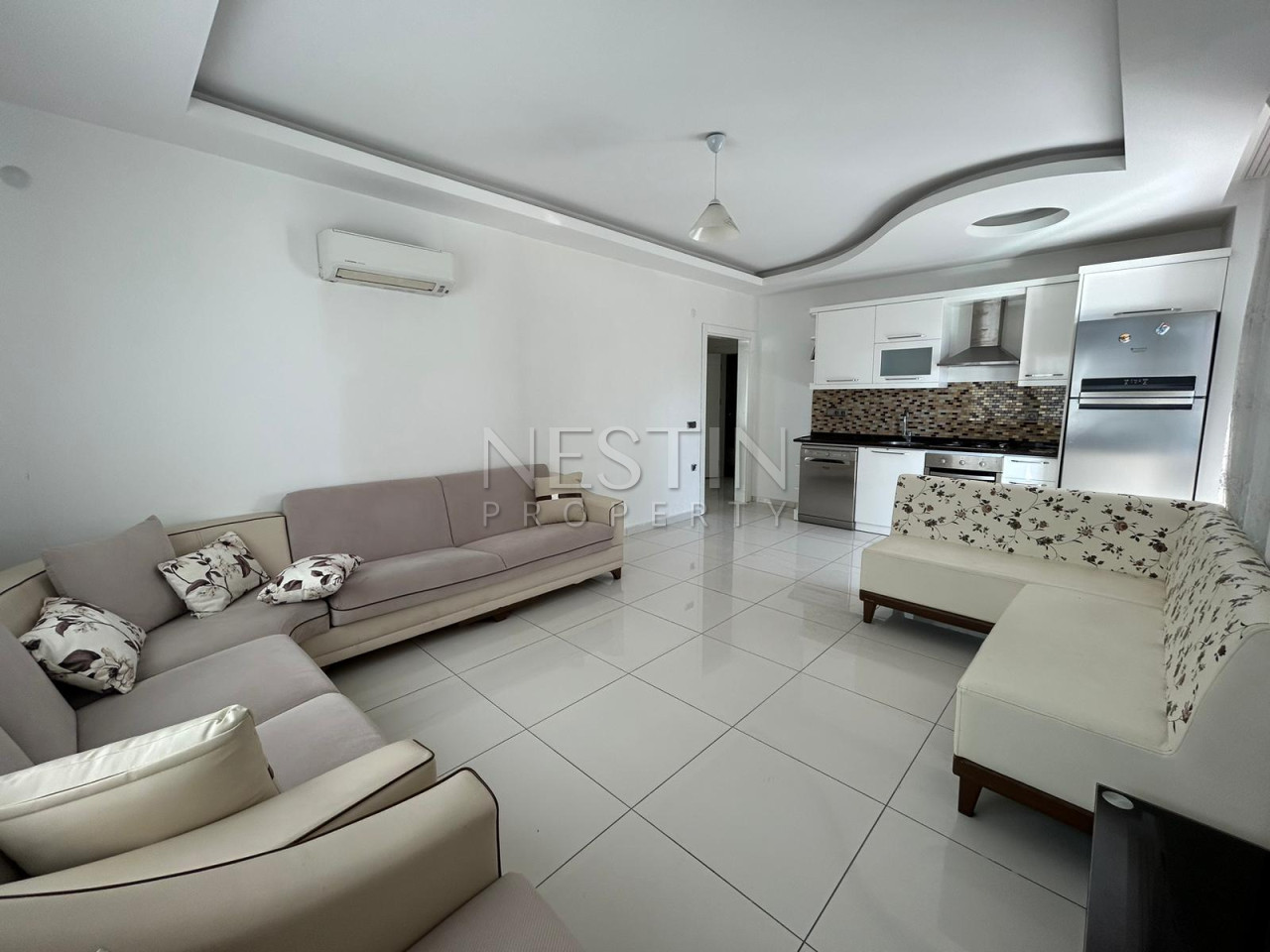 Квартира 2+1 в районе Оба в 1200 м от Средиземного моря фото 2