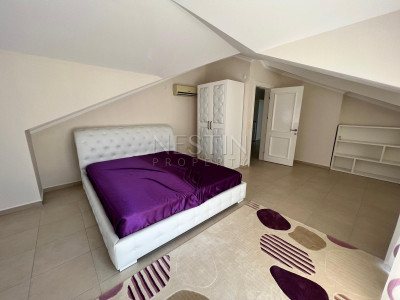 Меблированная квартира дуплекс 5+1 в районе Оба с видом на горы фото 12