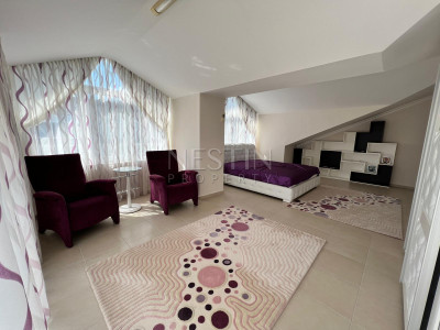 Меблированная квартира дуплекс 5+1 в районе Оба с видом на горы фото 14