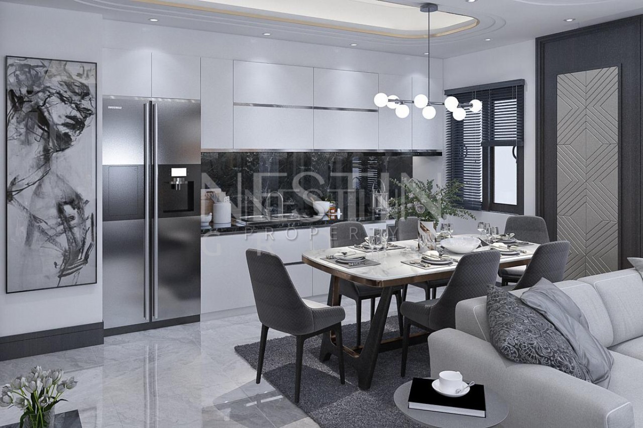 Просторный пентхаус 3+1 в новом доме на финальной стадии строительства в Махмутларе фото 21