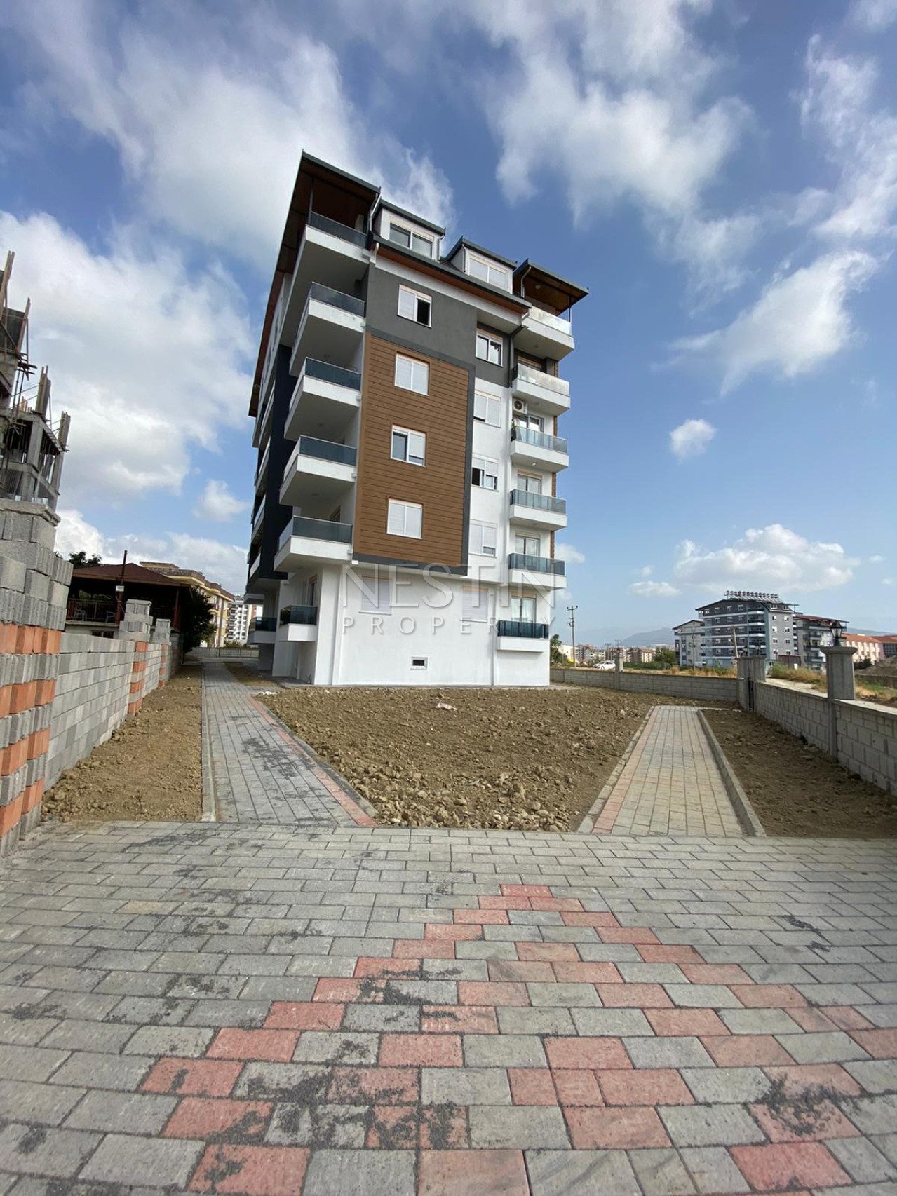 Квартира 1+1 в городе Газипаша, в 1000 м от Средиземного моря фото 1