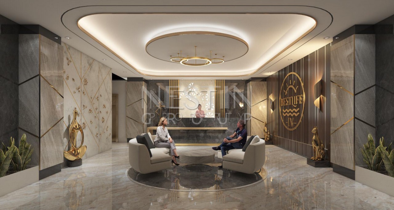 Просторный пентхаус 3+1 в новом доме на финальной стадии строительства в Махмутларе фото 25