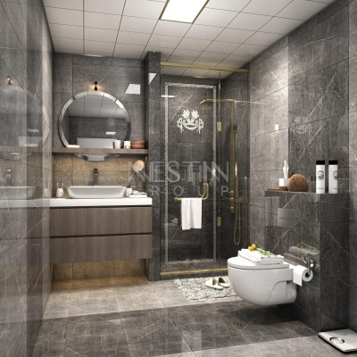 Просторный пентхаус 3+1 в новом доме на финальной стадии строительства в Махмутларе фото 26