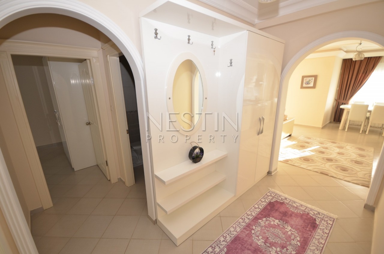 Очень светлая квартира 2+1 с видом на море в Махмутларе фото 11