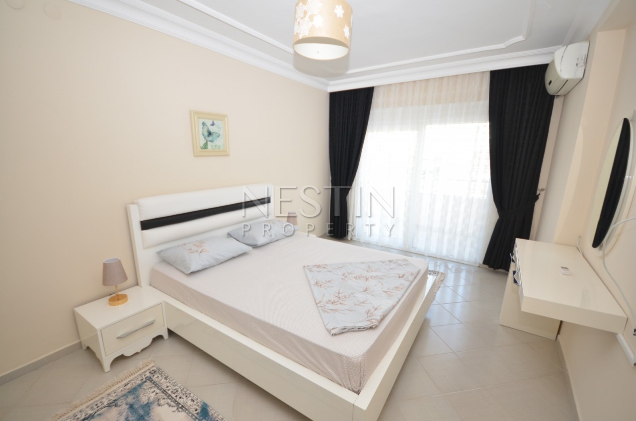 Очень светлая квартира 2+1 с видом на море в Махмутларе фото 13