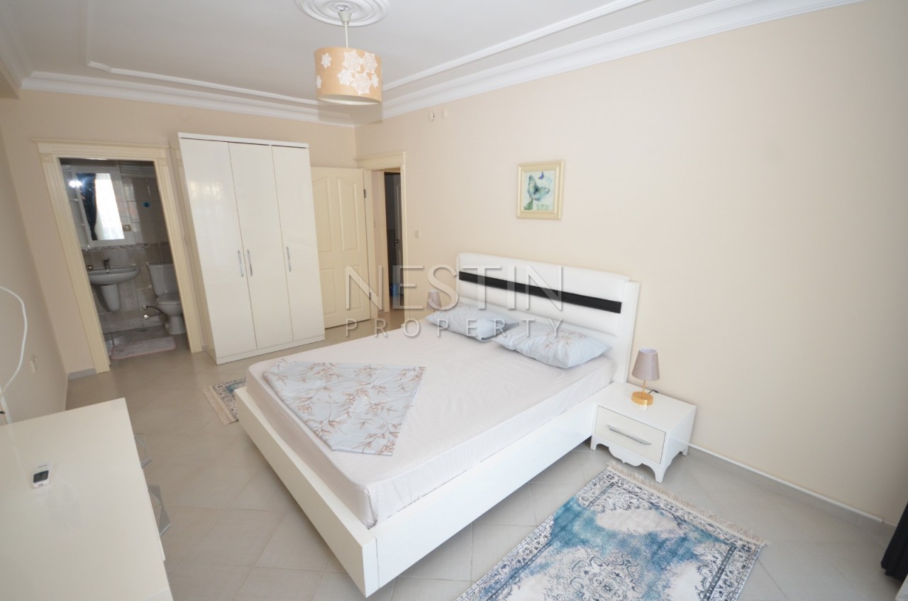 Очень светлая квартира 2+1 с видом на море в Махмутларе фото 14