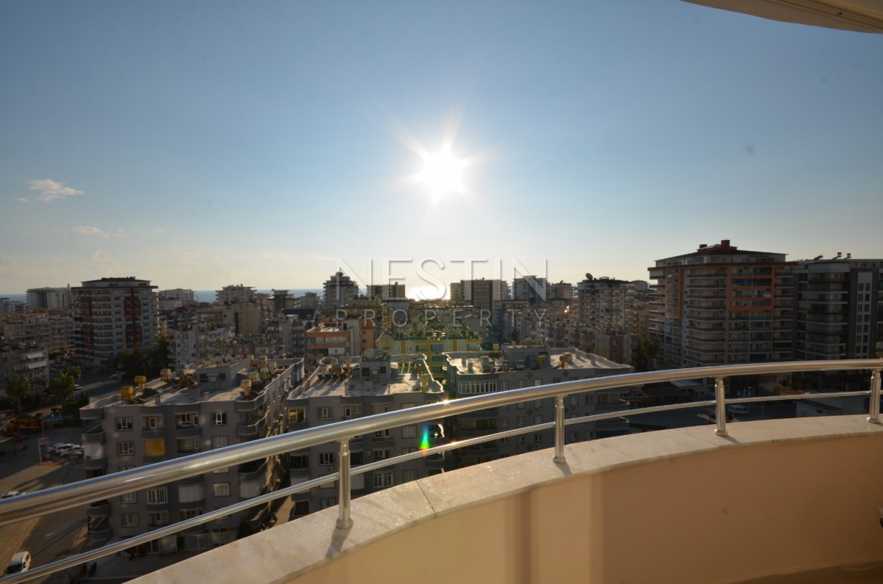 Очень светлая квартира 2+1 с видом на море в Махмутларе фото 15