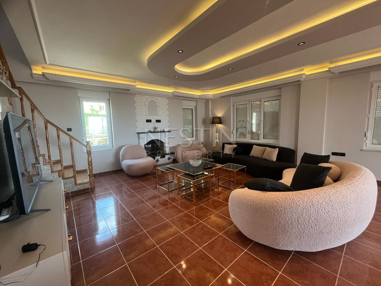 Вилла 3+1 в районе Махмутлар в 500 м от Средиземного моря фото 14