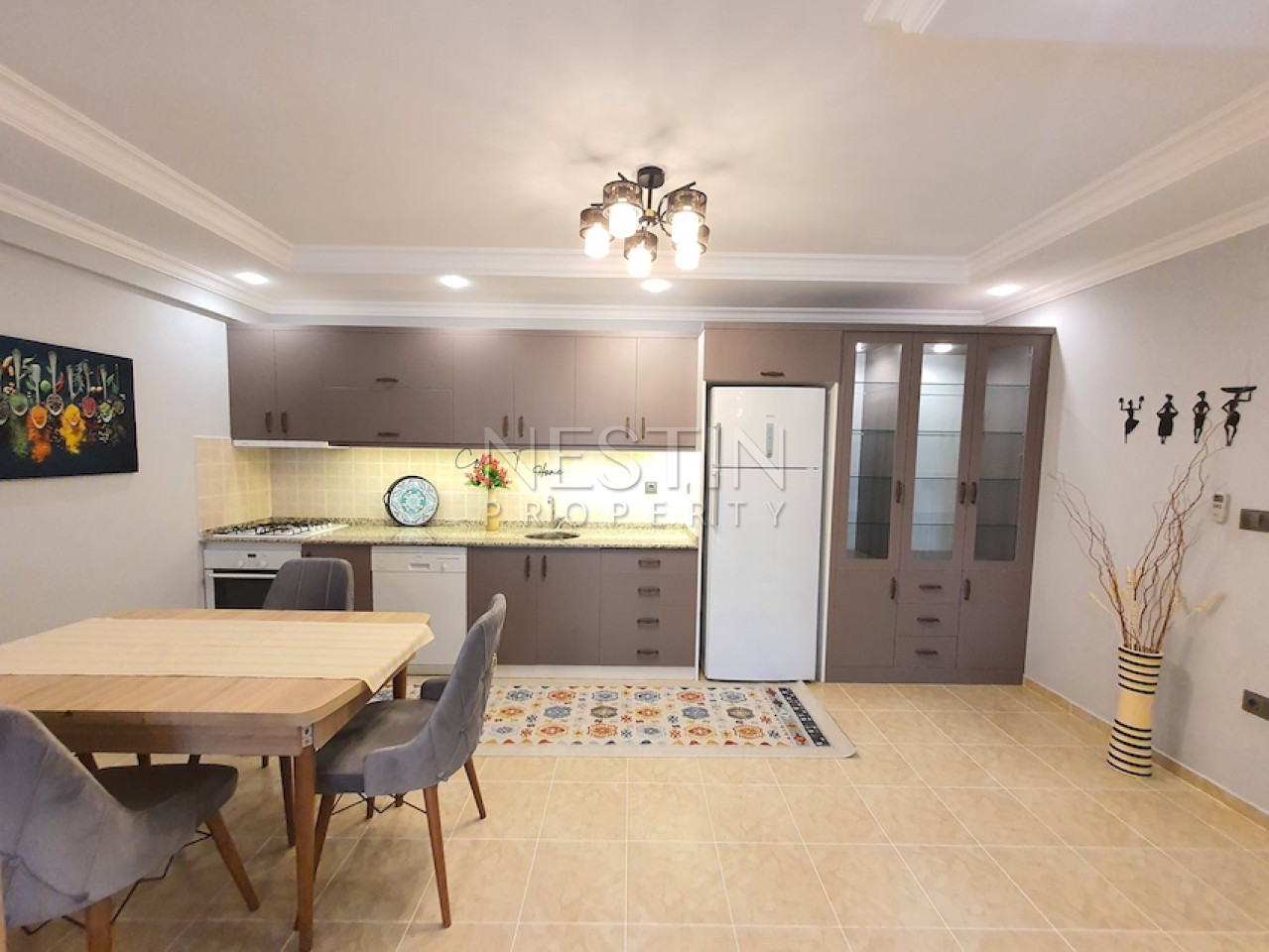 Квартира 2+1 в районе Тосмур в 500 м от Средиземного моря фото 4