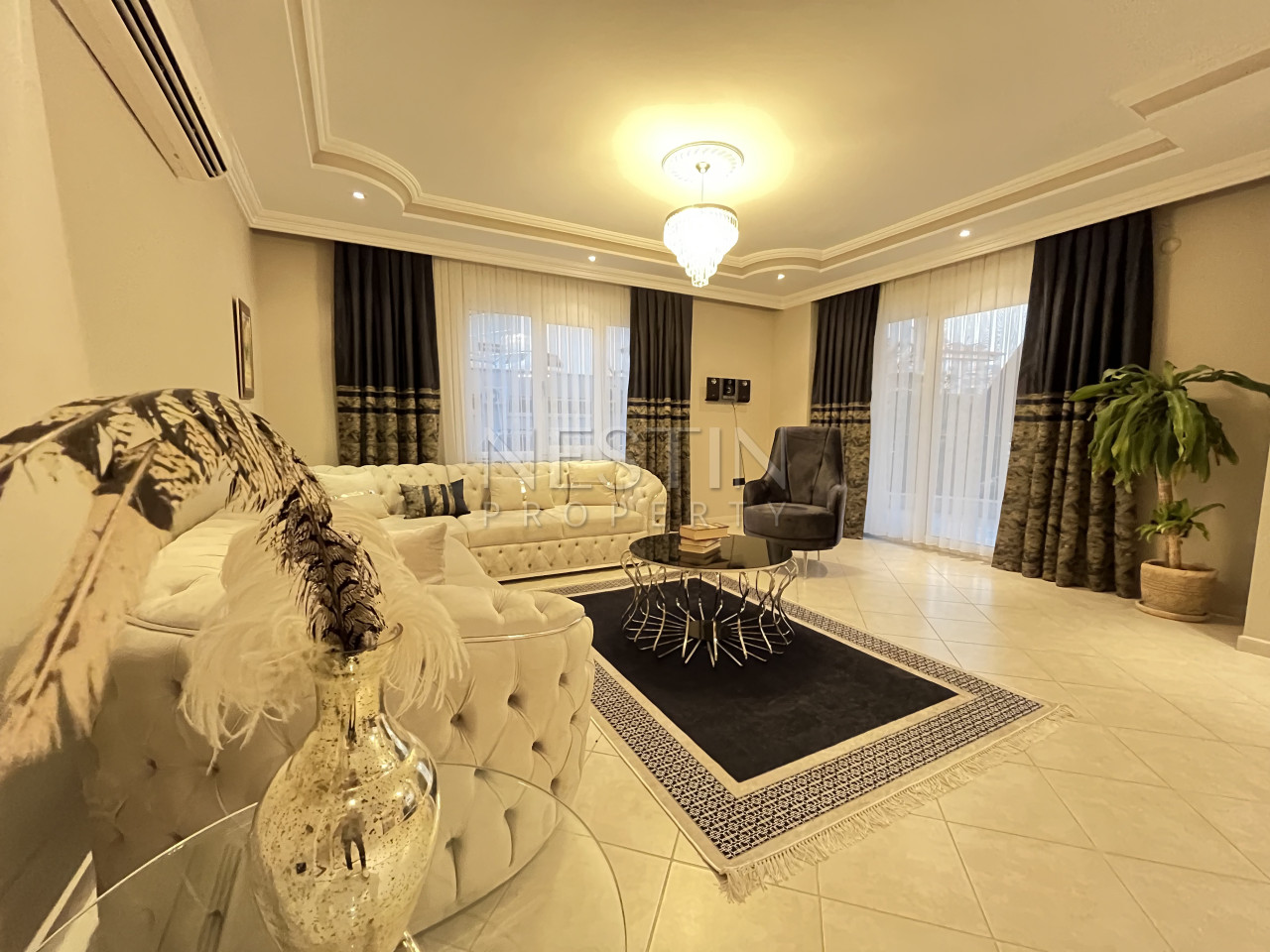 Квартира 2+1 в районе Аланья в 1200 м от Средиземного моря фото 8