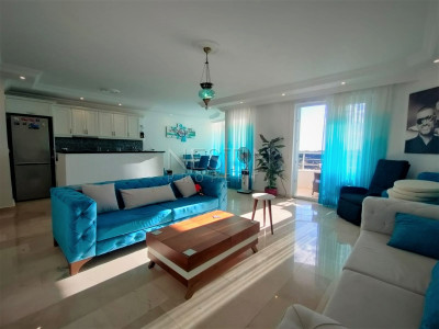 Меблированная квартира 2+1 в районе Тосмур с видом на море фото 2