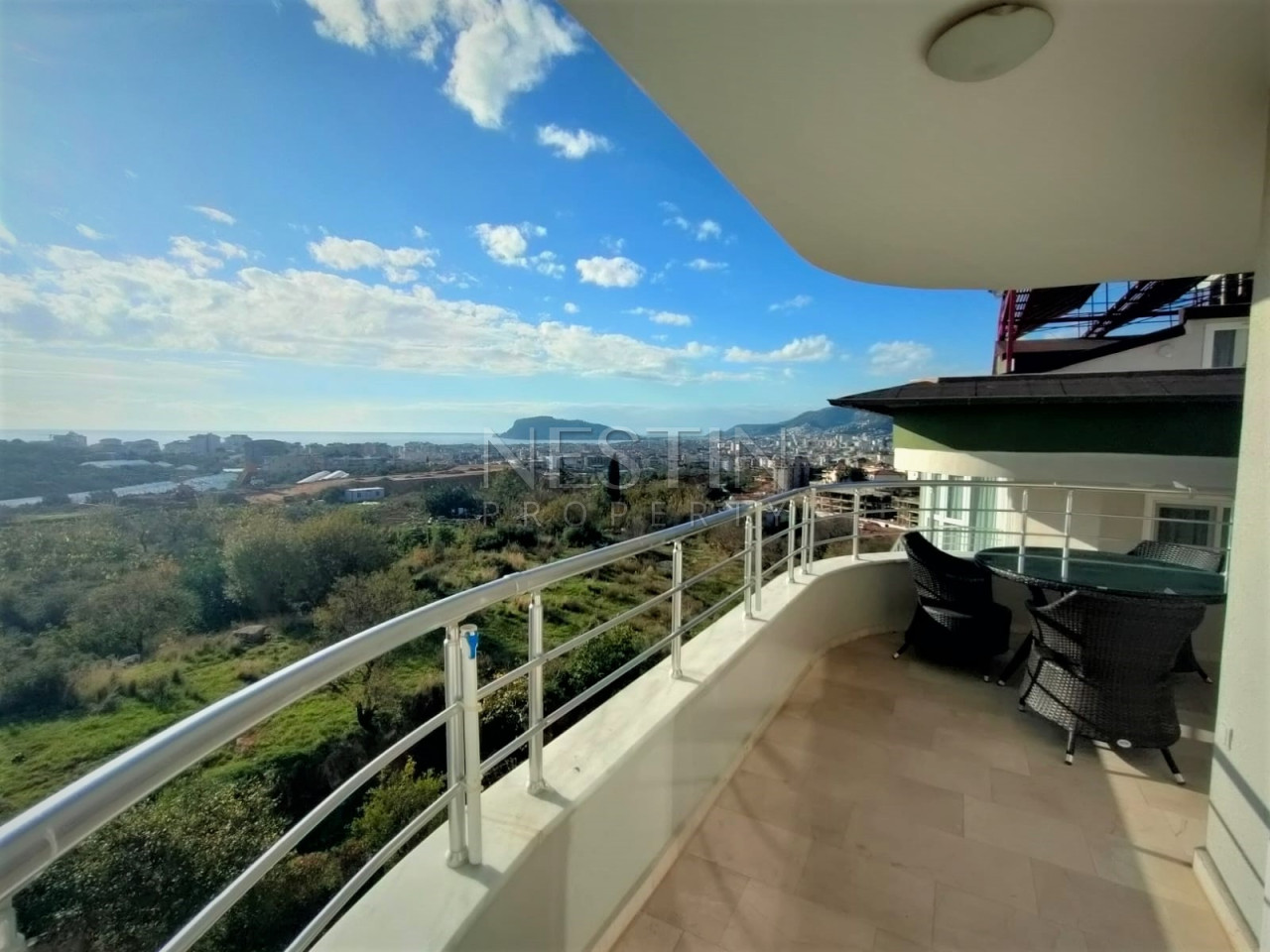 Меблированная квартира 2+1 в районе Тосмур с видом на море фото 12