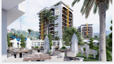 Квартира 2+1 в районе Авсаллар новом жилом комплексе с видом на море фото 1