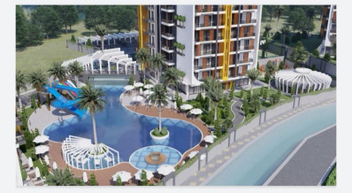 Квартира 2+1 в районе Авсаллар новом жилом комплексе с видом на море фото 2