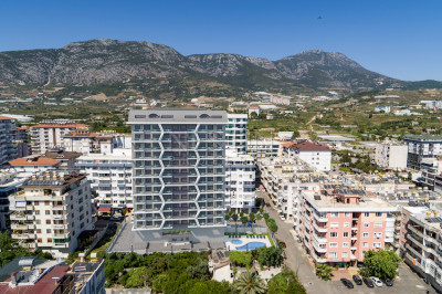 Квартира 1+1 в районе Махмутлар на стадии строительства в 300 м от Средиземного моря фото 9