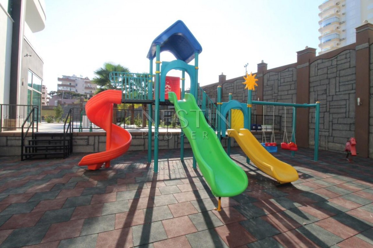 Очень большая квартира 1+1 с видом на море в новой резиденции фото 9