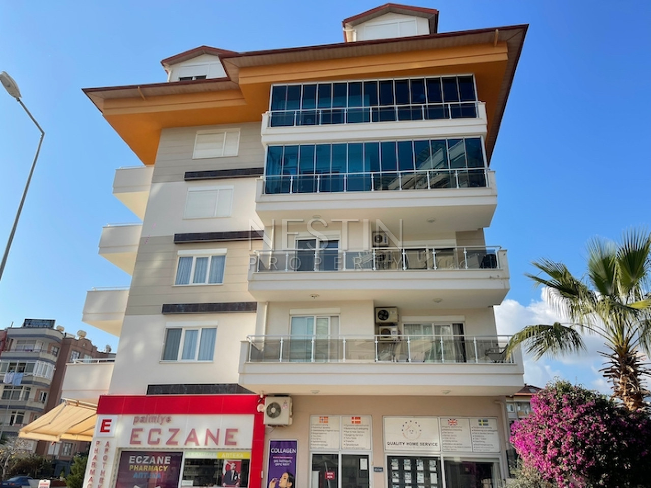 Квартира 1+1 в районе Тосмур в 150 м от Средиземного моря фото 16