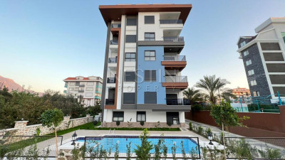 Квартира 1+1 в районе Кестель, в 200 м от Средиземного моря фото 1