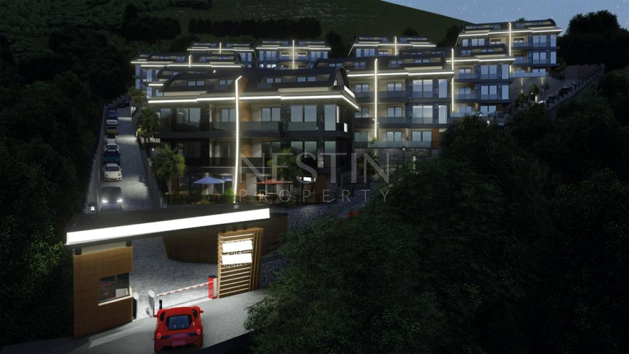 Квартира дуплекс 4+1 в центре города Аланья в районе Тепе с видом на море фото 24