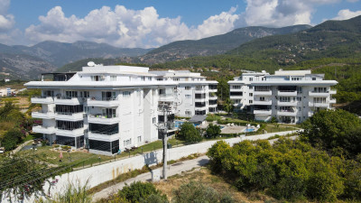 Квартира-дуплекс 3+1 в районе Оба в 7000 м от Средиземного моря фото 2