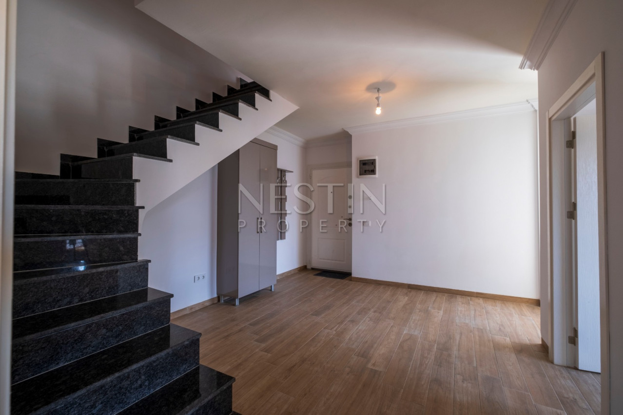 Квартира-дуплекс 3+1 в районе Оба в 7000 м от Средиземного моря фото 7