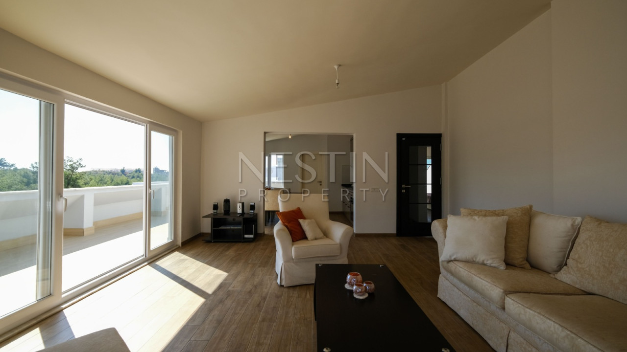 Квартира-дуплекс 3+1 в районе Оба в 7000 м от Средиземного моря фото 8